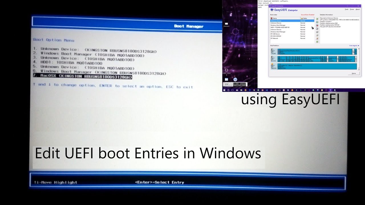 efi bootloader detected
